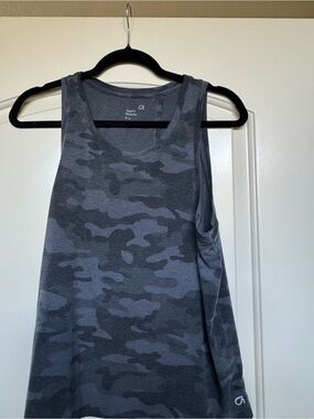GAP Gray Camo Racerback Tank Top